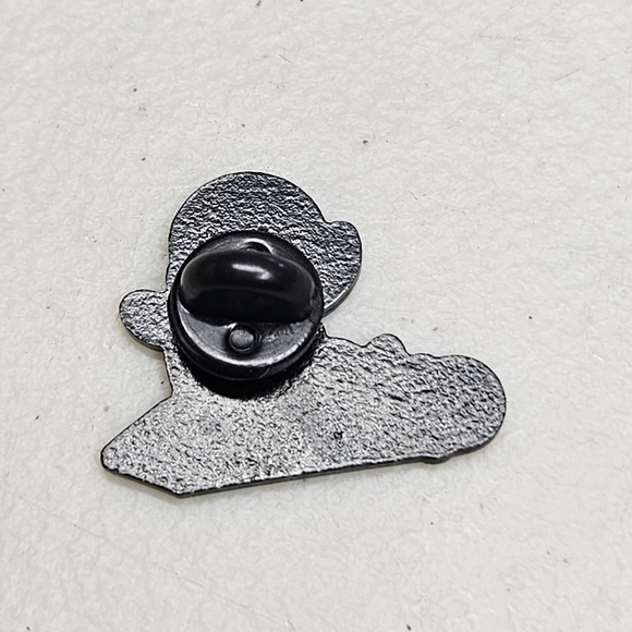 Spaceman Pencil Ride Enamel Pin - Picture 2 of 4